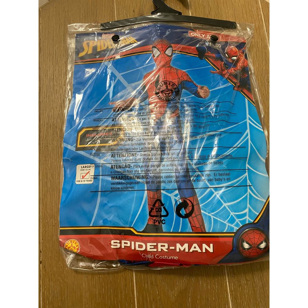 Nib Marvel Spider-Man Halloween costume kids large